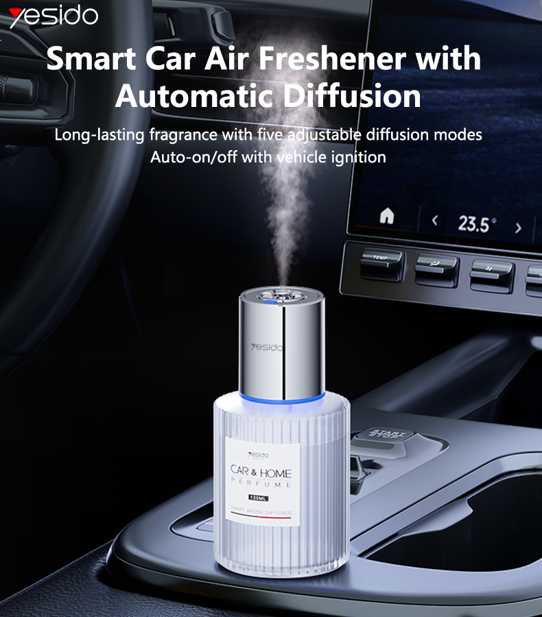 خوشبو کننده خودرو هوشمند یسیدو YESIDO VC16 CAR DIFFUSER YESIDO VC16 CAR DIFFUSER