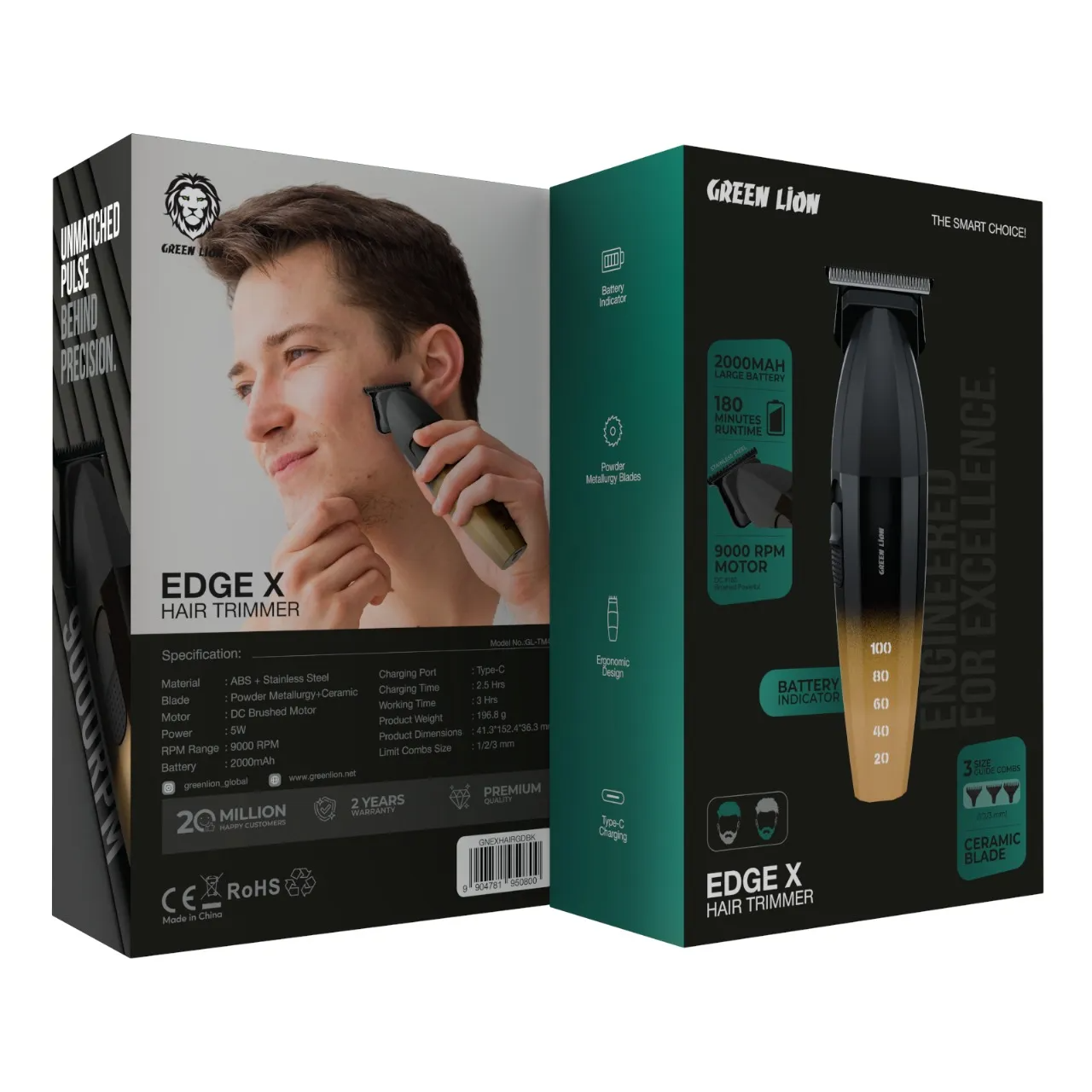 ماشین اصلاح موی سر و صورت گرین لاین مدل Edge X