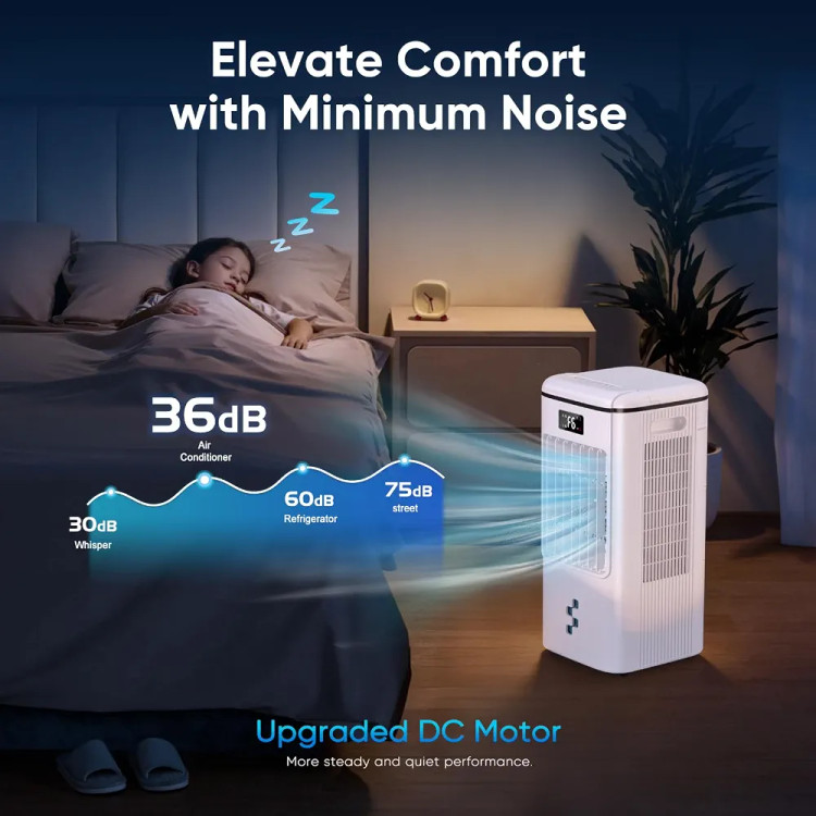 کولر آبی قابل حمل گرین لاین AC-200 با مخزن 6 لیتری مدل GNAC2006LWH