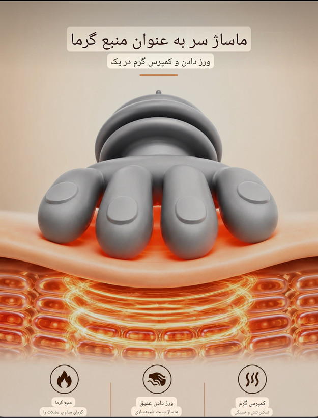 ماساژور شبیه ساز دست انسان