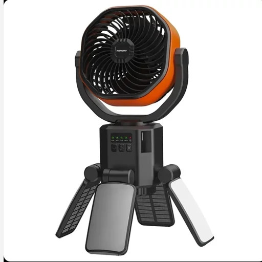 پنکه شارژی و پاوربانک خورشیدی پرودو مدل Suncharge Outdoor Solar Fan