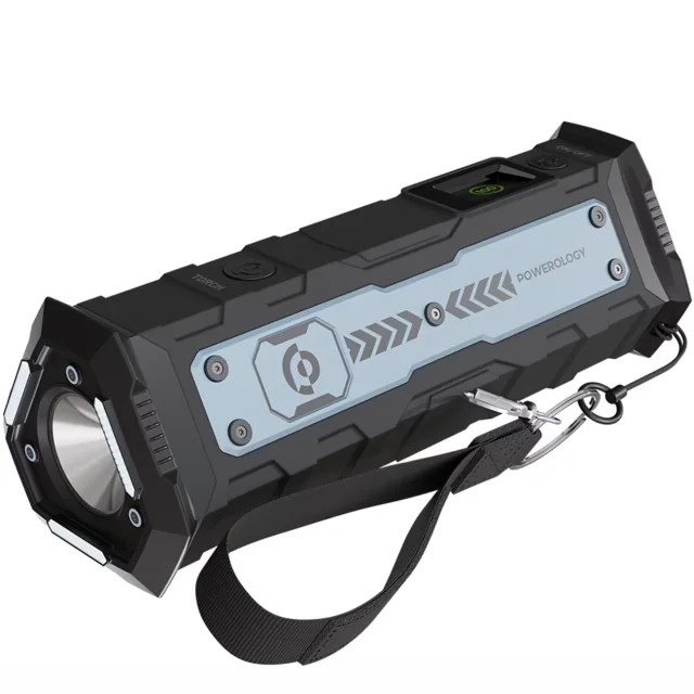پاور بانک 20000 ۱۰۰ واتی پاورولوژی Powerology مدل PPBCHA91BK با چراغ قوه